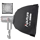 Aputure LS 60 Softbox for Aputure LS 60d / 60x 2 Types of Front Diffusions, 45° Light Control Grid,