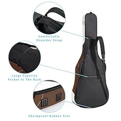 Housse imperméable pour guitare acoustique avec double bandoulière et poche Motif grenouille, Multicolore 05, 42.9×16… - Les Beatles, Paul McCartney, John Lennon, RIngo Starr, George Harrison Housse imperméable pour guitare acoustique avec double bandoulière et poche Motif grenouille, Multicolore 05, 42.9x16… – Image 3