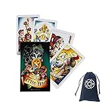 Eight Coins' Tattoo Tarot ​Cards,with Bag,Tarot Deck