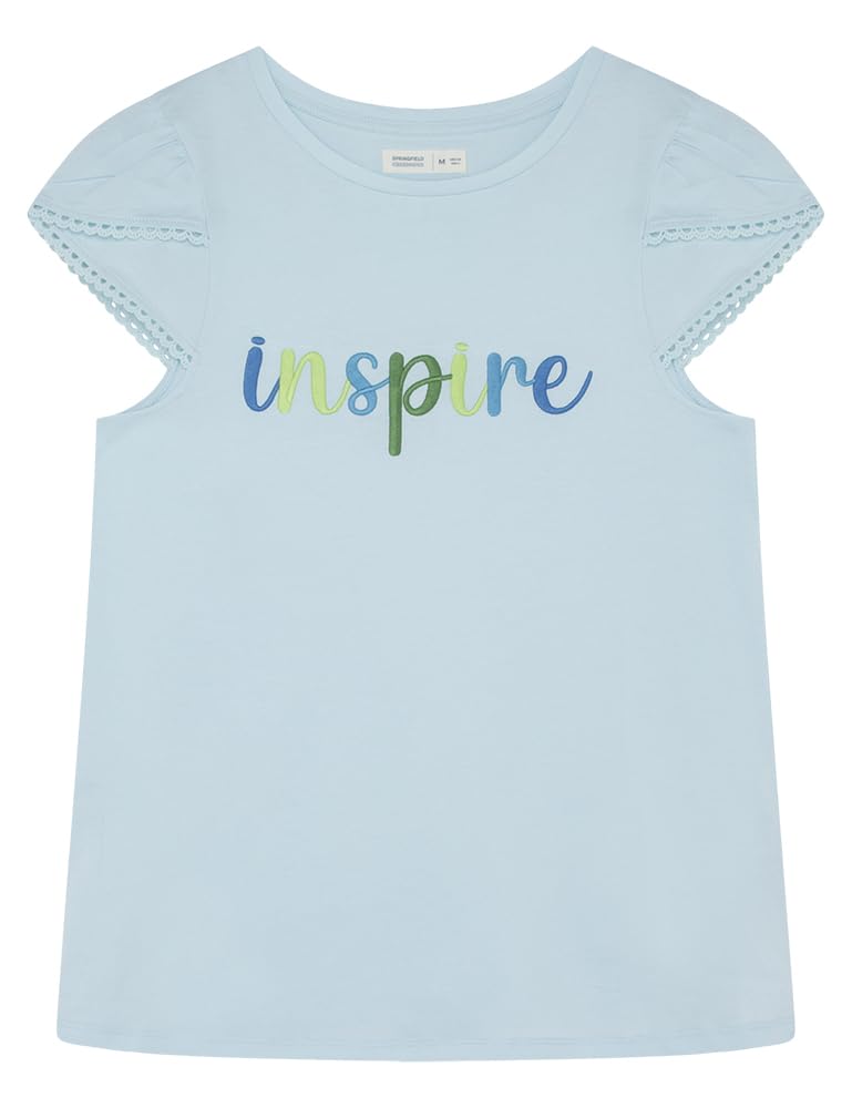 SPRINGFIELD Camiseta, Azules, L para Mujer