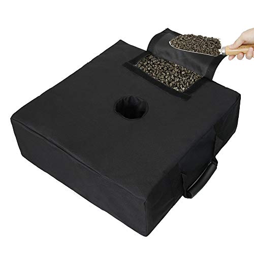 Cucudy Saco de areia para o guarda-chuva Base de dossel Saco de peso 18