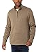 Produktbild Wrangler Authentics Herren Langärmeliges Fleece-Viertel-Reißverschluss Hemd, Versteinertes Eichenholz, 3X-Groß
