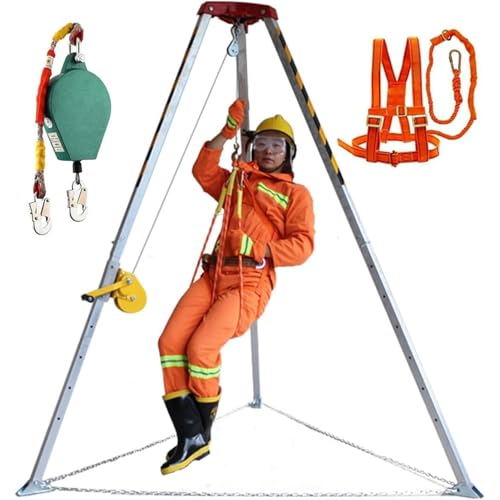 Kit de sauvetage en espace confiné et treuil incendie 1800 LB pour égout