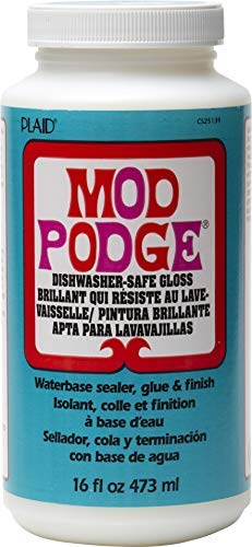 Mod Podge Dishwasher Safe Waterbase Sealer, Glue and Finish (16-Ounce), CS25139 Gloss-4 Pack