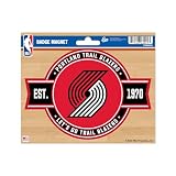 Rico Industries NBA Basketball Portland Trail Blazers Standard Badge Magnet - for Car, Fridge