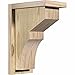 Ekena Millwork COR06X10X14MON01RDF 6"W x 10"D x 14"H Monterey Rough Sawn Corbel w/Backplate, Douglas Fir