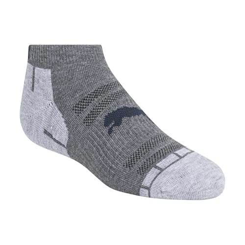 Image of PUMA Kids' Low Cut Extra Cushion & Arch Support Socks (8-Pack)