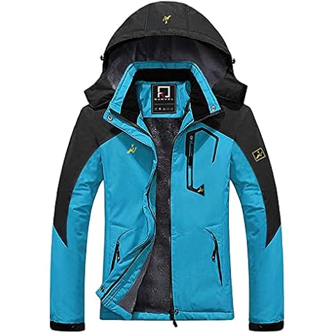 R RUNVEL Women's Waterproof Fleece Jacket Cover