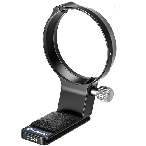 LEOFOTO CFC-01 レンズベース Canon RF 100-500mm F4.5-7.1 L用 USM、QD スポット、1/4インチ、3/8ネジ穴、Arca