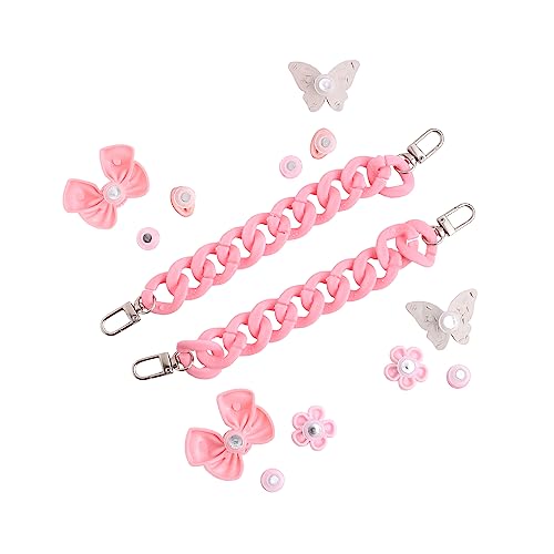 Butterfly Shaped Shoe Chains for Teens, DIY Decoration