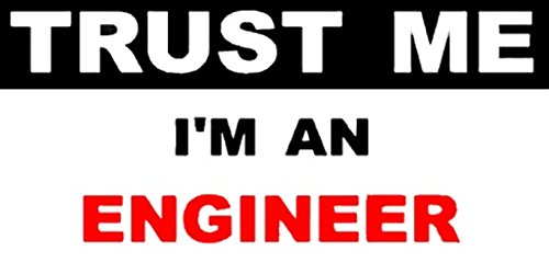 Trust ME I'm Engineer Hard HAT Sticker Helmet Sticker Laptop ...