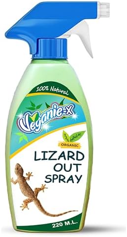 Lizard Repellent Spray 220ml | 100% Herbal, Natural, Chemical-Free anti lizard spray | Upto 45 Days Protection from Lizards | Fresh Scent