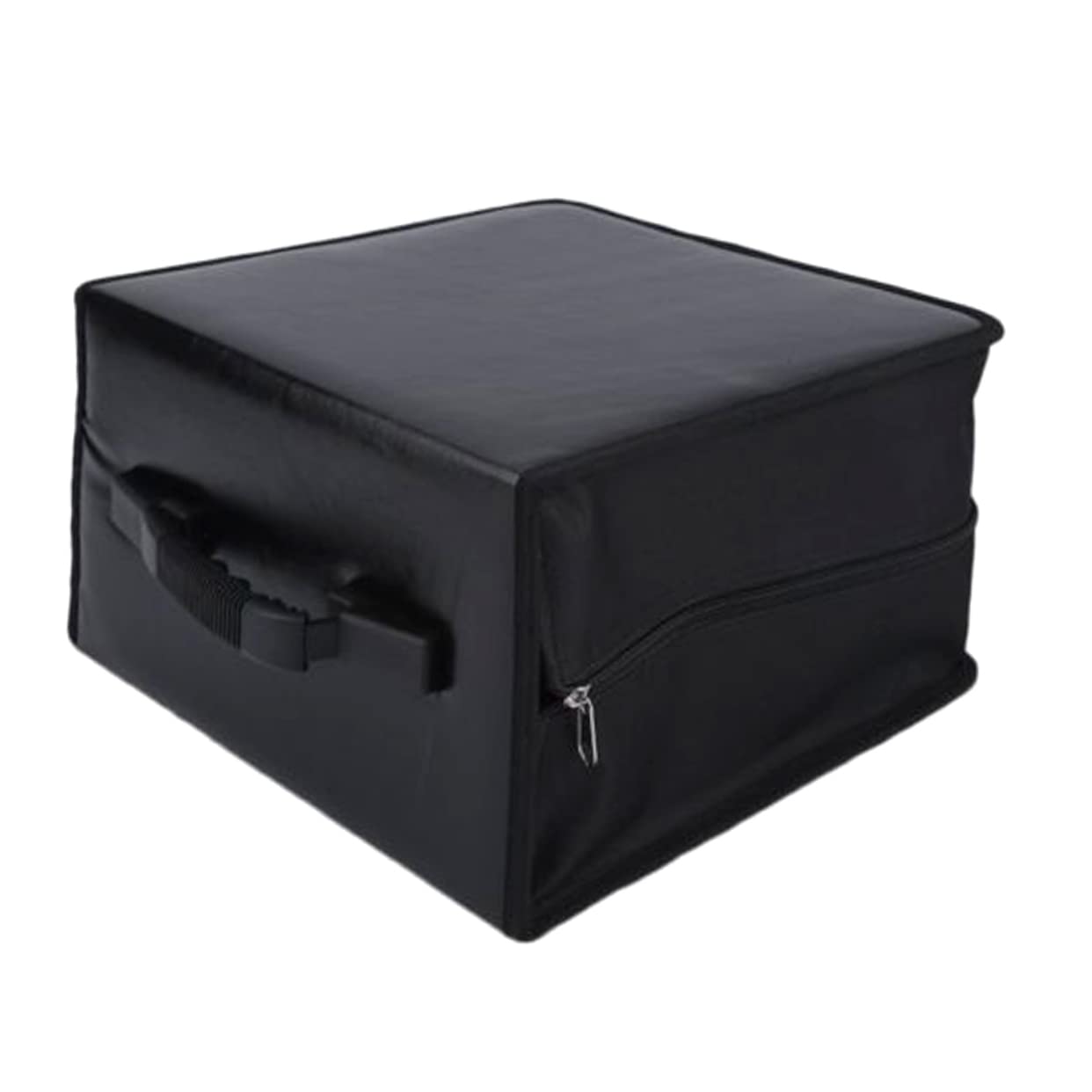 ABOOFAN Borsa Porta CD da 360 Dischi Nero, Organizer Portatile | Raccoglitore Cd Musicali, Design Separato, Album Organizer, Porta Cd Mobile, per Raccolta Ordinata dei Dischi