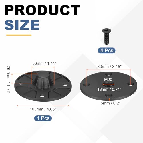 Adaptateur support de haut-parleur M18 pour stopper les vibrations d'enceinte de studio