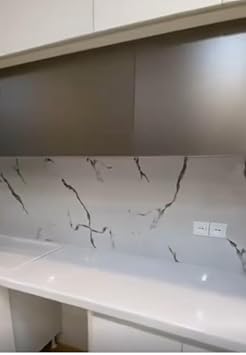 Alternatif Kaplama UV PVC Mermer Panel Calcatta 1 Adet 60x120cm Ev Ofis Otel Duvar Kaplama Paneli