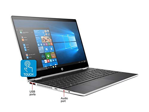 Image of HP Pavilion X360 2-in-1 15.6 inch Touchscreen Convertible Full HD IPS Business Laptop, Intel Quad Core i5-8250U, 32GB RAM, 1TB SSD, Backlit Keyboard, USB Type-C, W /Legendary Accessories