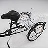 Levkitch 20 Inch Tricycle for Adults, 8 Speed 3 Wheels Bicycle, Road Bike with Shopping Basket 3 Wheels Bike Black Trike #3