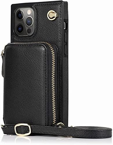 Coque antichoc iPhone 14 Plus étui portefeuille anti-perte