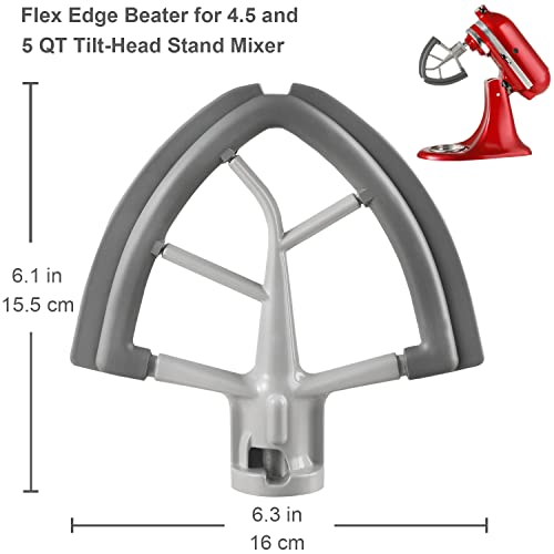 Image of Flex Edge Beater for KitchenAid Tilt-Head Stand Mixer 4.5-5 Quart