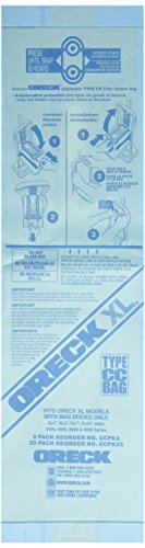 Oreck Paper Bag, Type Cc Uprights with Bag Dock (Pack of 8)