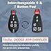 ATPSTOGO DIY Key Fob Replacement Fits for 2008-2020 Dodge Grand Caravan, 2008-2016 Chrysler Town and Country VW Routan Keyless Entry Remote with Interchangeable 6&7 Button FCC ID: IYZ-C01C, M3N5WY783X
