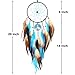 Urdeoms Blue Tree of Life Dream Catchers for Bedroom Adult Boho Big Dream Catcher for Boys Girls with Crystal Turquoise Hanging Ornament and Feathers Blessing Gifts(NO.33)