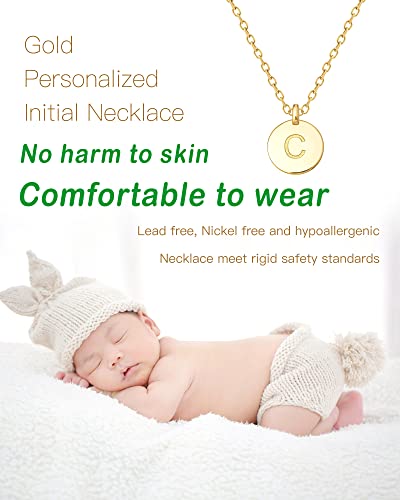 C Necklace, Initial Necklaces For Women, Engraved Necklace For Women, Personalized Necklaces For Women, Letter Necklace #TOP6