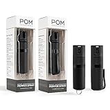 POM Pepper Spray Combo Pack Clip & Keychain - Maximum Strength OC Spray Self Defense- Tactical Compact & Safe Design - 25 Bursts & 10 ft Range - Stream Spray Pattern