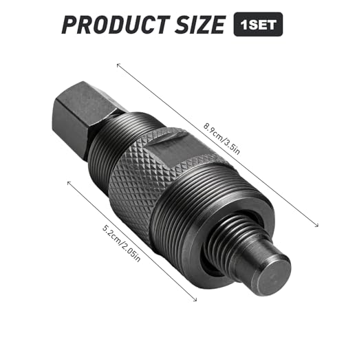 RowGlow Schwungrad Abzieher Werkzeug 24 mm und 27 mm für Hon-da Ya-ma-ha Su-zu-ki KTM Motorroller ATV Dirt Bike, Polradabzieher für GY6 CG25 JH70 SG50 50cc 125cc 150cc
