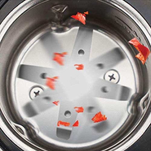 ZOUSHUAIDEDIAN Kaffeemühle elektrisch, 150w Gewürzschleifer mit Edelstahlklinge & Schüssel, One-Touch-Steuerung… – Bild 5