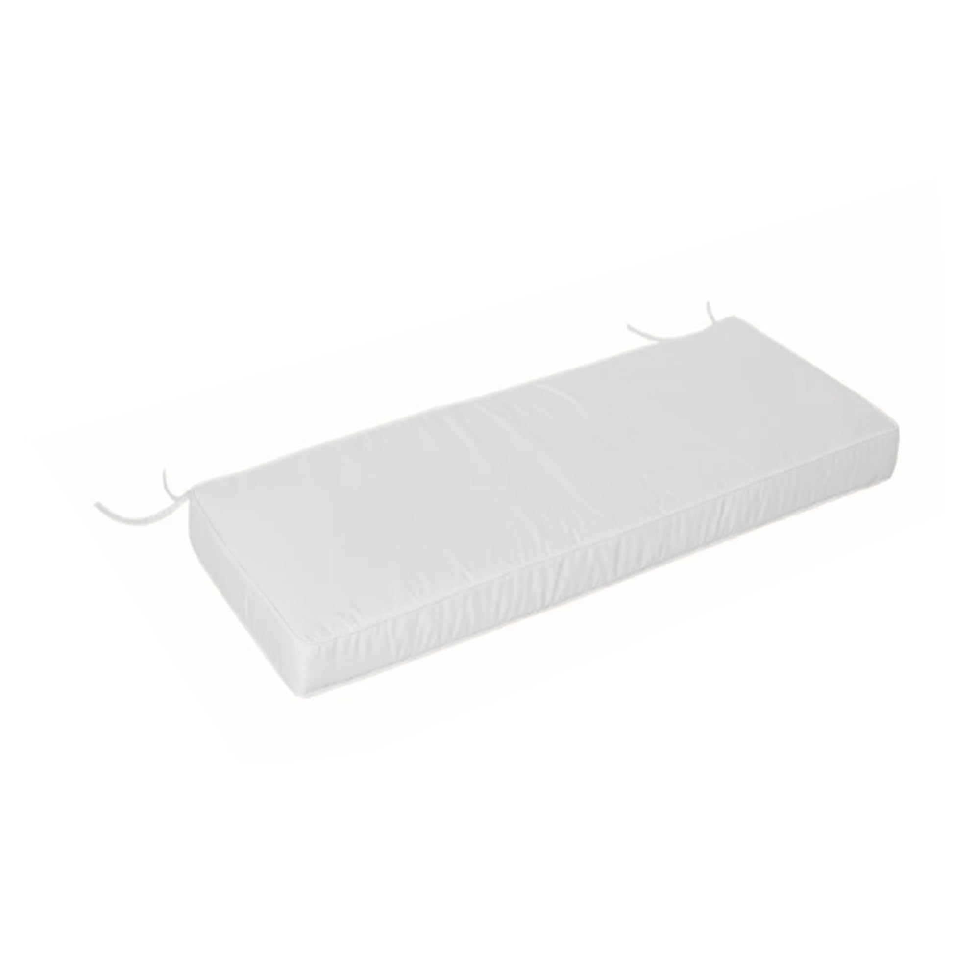 Coussin de banc imperméable blanc 160x30x5cm pour canapé de jardin terrasse et salle à manger