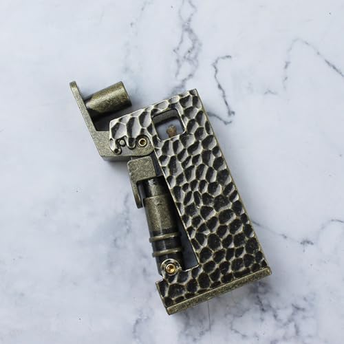 Encendedor kerosene retro estilo antiguo Rueda de molienda miniatura 4