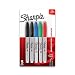 Sharpie Permanent Markers, Fine Point, Assorted Colors, 5 Count