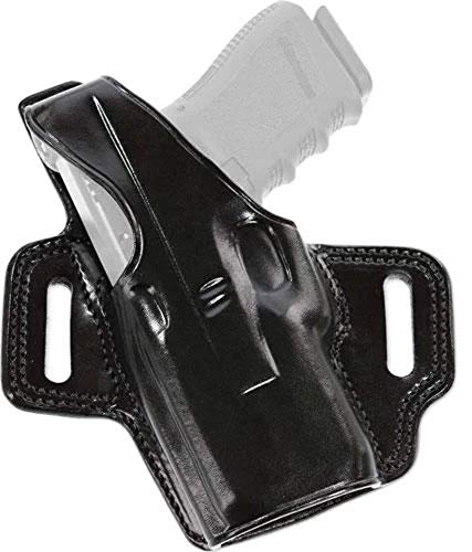 Galco Fletch High Ride Belt Holster for 1911 5-Inch Colt, Kimber, para, Springfield (Black, Left-Hand)