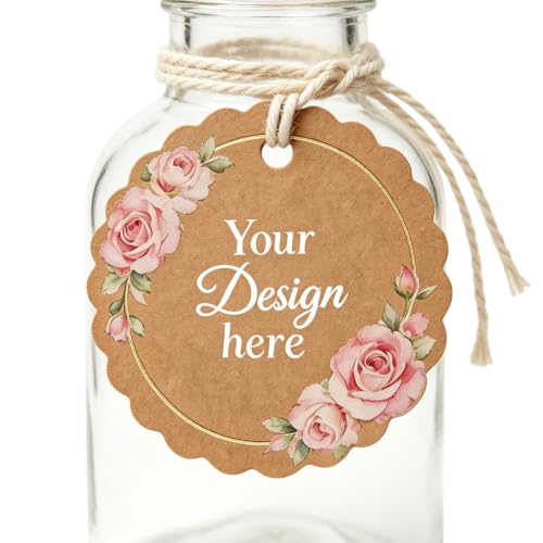 Personalisierbare Etiketten zum Aufhängen – Personalisiertes Logo / Geschenkanhä