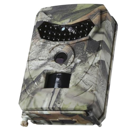 Artibetter Caméra de Chasse Étanche avec LED Infrarouges Détection Pir Surveillance Extérieure pour Chasse et Sécurité Agricole Boîtier Camouflage Aléatoire sans Batterie