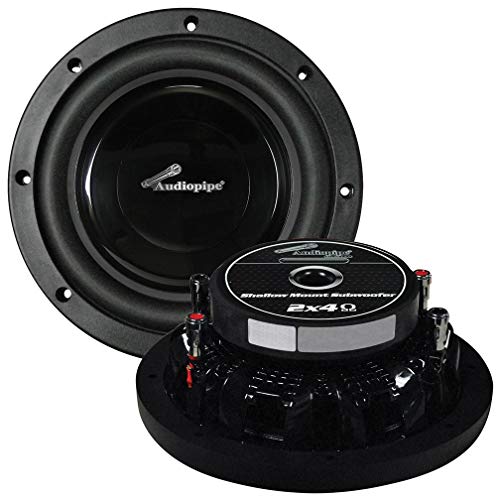 New Audiopipe TSFA80 8" 300W Shallow/Slim Car Subwoofer Power Sub Audio Woofer