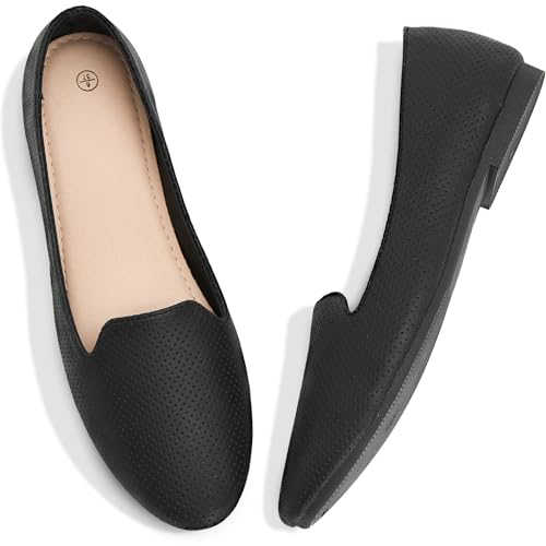 Ballet Flats Shoes for Women Dress Shoes Comfortable Dressy Casual Business Slip on Shoes Loafers