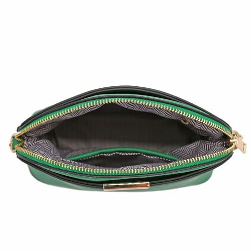 Image of FashionPuzzle Saffiano Small Dome Crossbody bag with Chain Strap