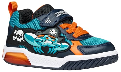 Basket Geox J Inek Boy D chaussure sport enfant orange 30 EU