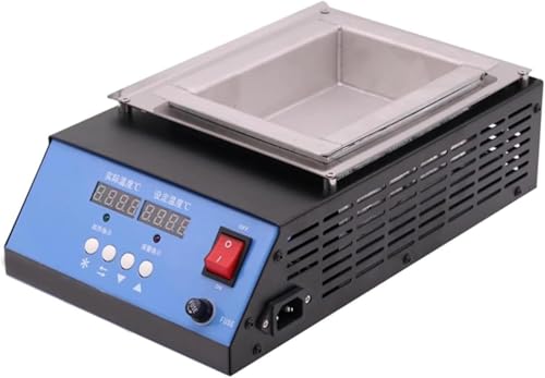 Forno di fusione della lega per saldatura con il vaso per saldatura in titanio senza piombo, intervallo di temperatura 30-400C, capacità 5700g, fonde la latta in 25 minuti