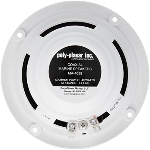 Poly-Planar MA-4055W 5-Inch Round Flush 