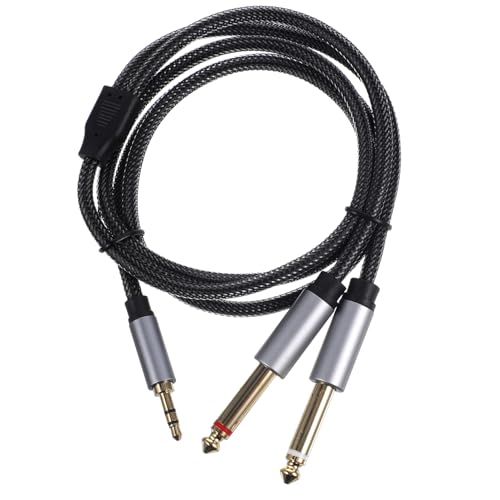 Cable divisor de audio de 1m Veemoon estéreo y mono compatible con home stereo y lector CD