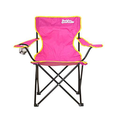 just be... Sedia Pieghevole Campeggio Portatile - Sedie Da Esterno Leggera - Sedia Comoda Adatta Per Giardino Spiaggia Pesca Camping E Concerto - Sedie Richiudibili Con Porta Bottiglie E Braccioli