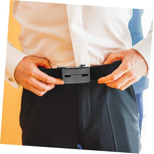 NOLITOY Automatic Buckle Belt for Men Reversible Nylon Easy Fit Ratchet Belt for Golf Hiking Jeans for Occasions3