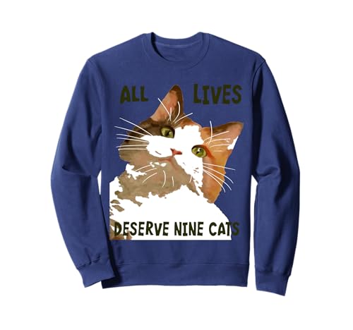 Tutte le vite Derserve Nine Cats Calico Cat Art Felpa