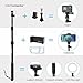 Smatree Telescoping Selfie Stick/Monopod/Pole Compatible for GoPro Hero 12/11/10/Max/9/8/7/6/Session/GOPRO Hero(2018)/Ricoh Theta S/V/Samsung Gear360/YI 4K/DJI OSMO Action Camera