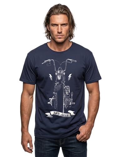 Camiseta de hombre Bad Seed de estilo motero para lucir un look urbano rebelde 4