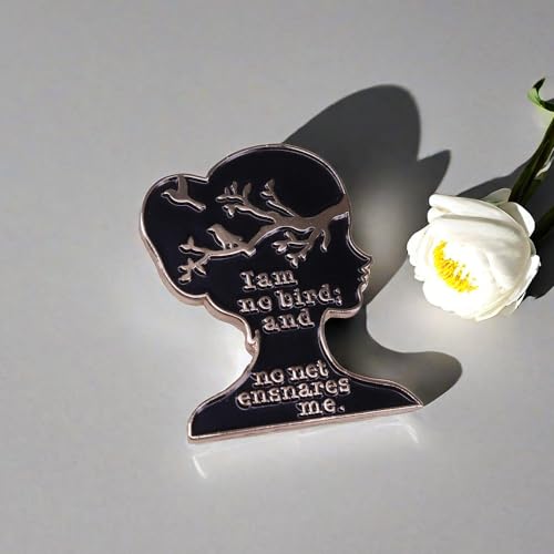Image of Book Lover Enamel Pin for Book Lover Gift Books Lapel Pin Novelty Book Brooch Badge for Women and Girls