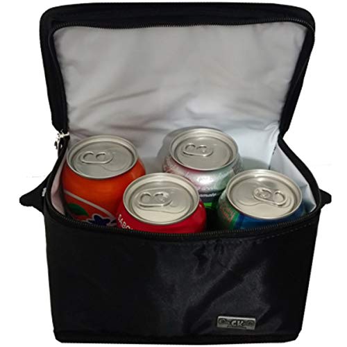 Kit Com 2 Bolsas Termicas Pequenas Para Marmita